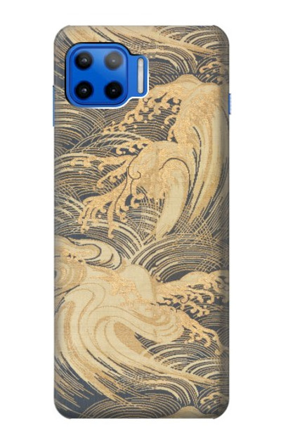 S2680 Japan Art Obi With Stylized Waves Case Cover Custodia per Motorola Moto G 5G Plus