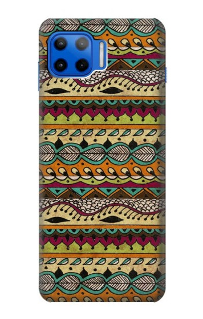 S2860 Aztec Boho Hippie Pattern Case Cover Custodia per Motorola Moto G 5G Plus