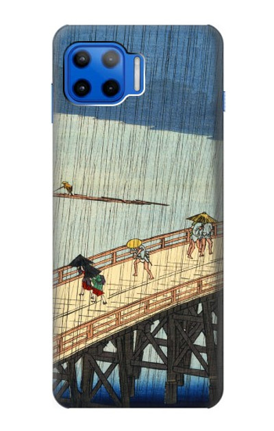 S3347 Utagawa Hiroshige Sudden shower Case Cover Custodia per Motorola Moto G 5G Plus