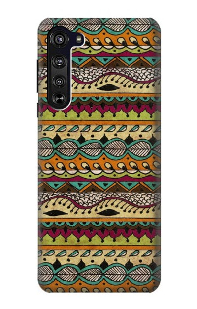 S2860 Aztec Boho Hippie Pattern Case Cover Custodia per Motorola Edge