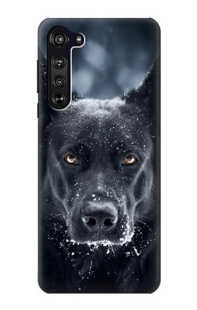 S3168 German Shepherd Black Dog Case Cover Custodia per Motorola Edge