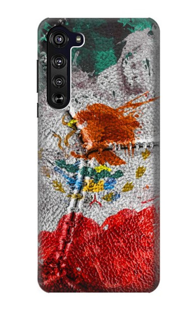 S3314 Mexico Flag Vinatage Football Graphic Case Cover Custodia per Motorola Edge