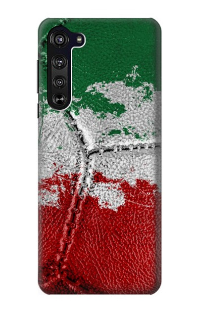 S3318 Italy Flag Vintage Football Graphic Case Cover Custodia per Motorola Edge