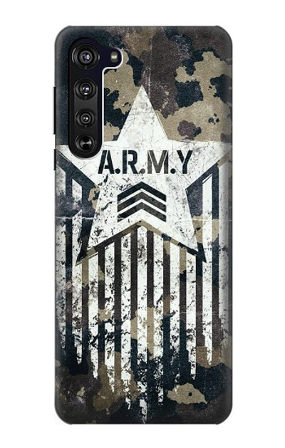 S3666 Army Camo Camouflage Case Cover Custodia per Motorola Edge