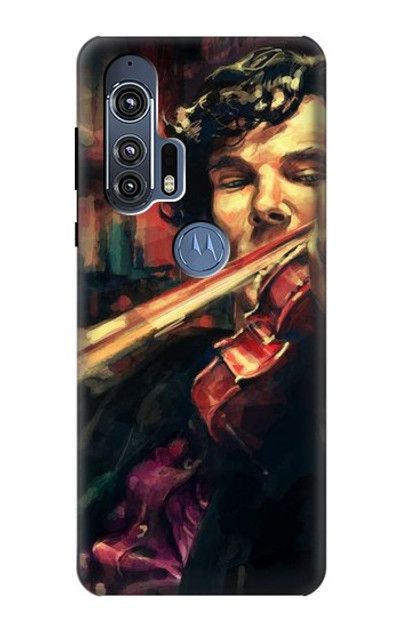 S0723 Violin Art Paint Case Cover Custodia per Motorola Edge+