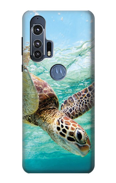 S1377 Ocean Sea Turtle Case Cover Custodia per Motorola Edge+