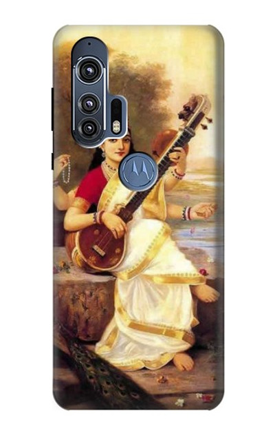 S1420 Saraswati Hindu Goddess Case Cover Custodia per Motorola Edge+