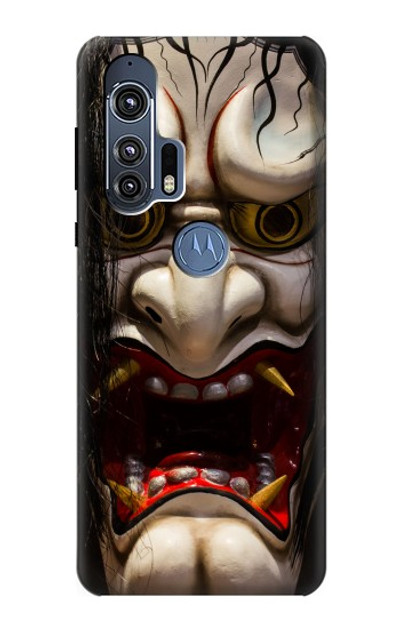 S2112 Hannya Demon Mask Case Cover Custodia per Motorola Edge+