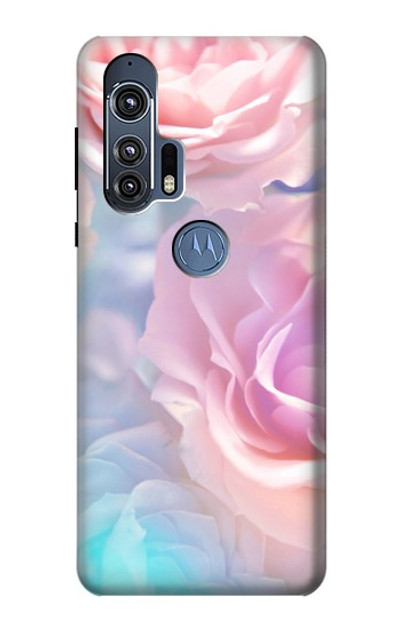 S3050 Vintage Pastel Flowers Case Cover Custodia per Motorola Edge+