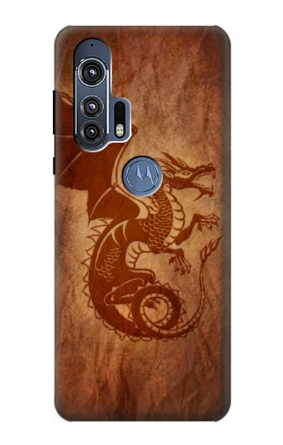 S3086 Red Dragon Tattoo Case Cover Custodia per Motorola Edge+