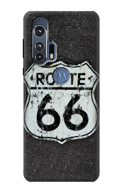 S3207 Route 66 Sign Case Cover Custodia per Motorola Edge+