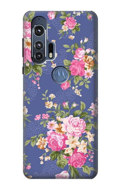 S3265 Vintage Flower Pattern Case Cover Custodia per Motorola Edge+