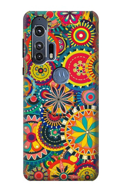 S3272 Colorful Pattern Case Cover Custodia per Motorola Edge+