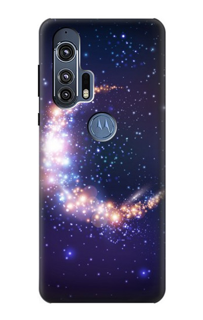 S3324 Crescent Moon Galaxy Case Cover Custodia per Motorola Edge+