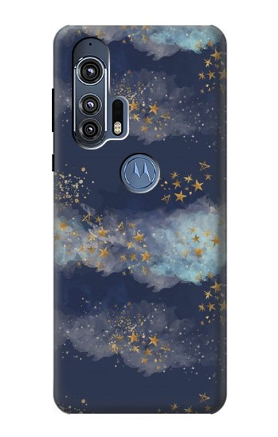 S3364 Gold Star Sky Case Cover Custodia per Motorola Edge+