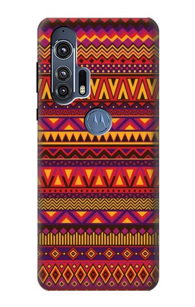 S3404 Aztecs Pattern Case Cover Custodia per Motorola Edge+