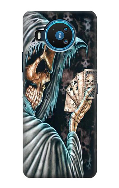 S0748 Grim Reaper Death Poker Case Cover Custodia per Nokia 8.3 5G