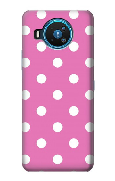 S2358 Pink Polka Dots Case Cover Custodia per Nokia 8.3 5G
