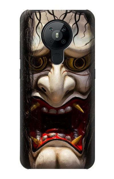 S2112 Hannya Demon Mask Case Cover Custodia per Nokia 5.3