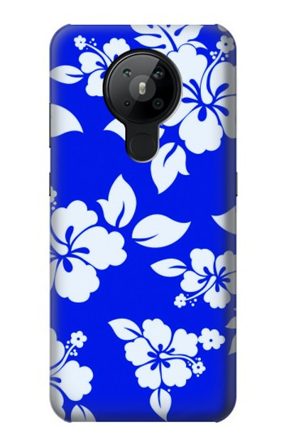 S2244 Hawaiian Hibiscus Blue Pattern Case Cover Custodia per Nokia 5.3