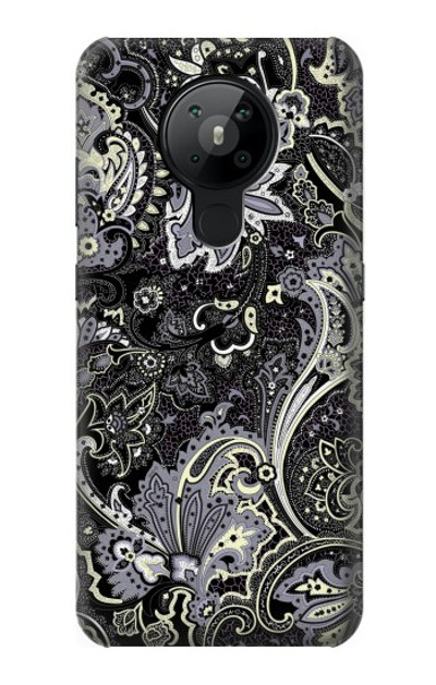 S3251 Batik Flower Pattern Case Cover Custodia per Nokia 5.3