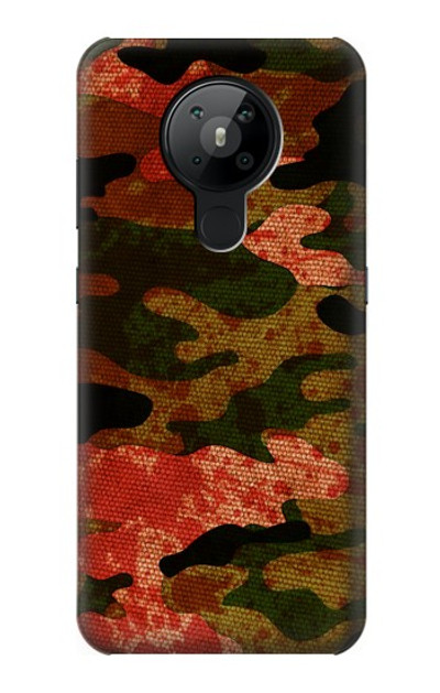 S3393 Camouflage Blood Splatter Case Cover Custodia per Nokia 5.3
