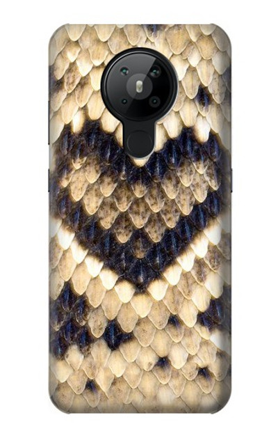S3417 Diamond Rattle Snake Graphic Print Case Cover Custodia per Nokia 5.3