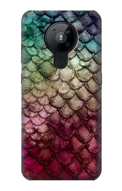 S3539 Mermaid Fish Scale Case Cover Custodia per Nokia 5.3