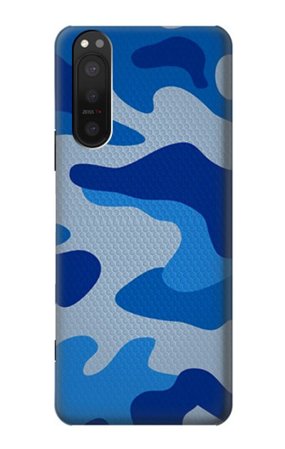 S2958 Army Blue Camo Camouflage Case Cover Custodia per Sony Xperia 5 II