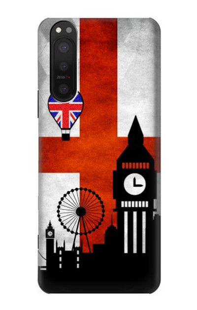 S2979 England Football Soccer Case Cover Custodia per Sony Xperia 5 II