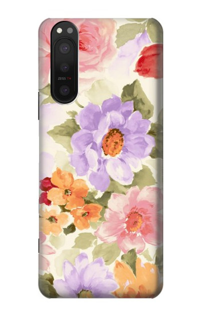 S3035 Sweet Flower Painting Case Cover Custodia per Sony Xperia 5 II