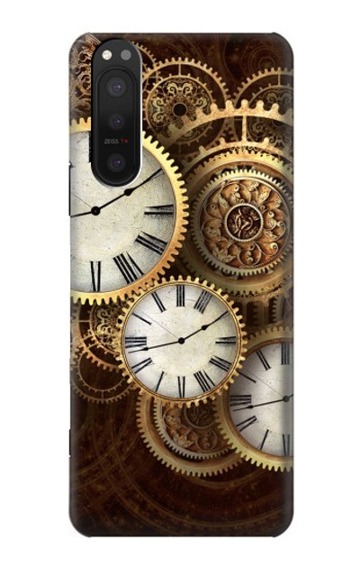 S3172 Gold Clock Live Case Cover Custodia per Sony Xperia 5 II