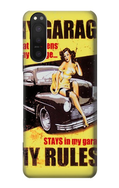 S3198 My Garage Pinup Girl Case Cover Custodia per Sony Xperia 5 II