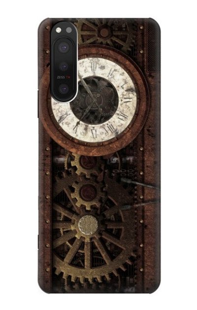 S3221 Steampunk Clock Gears Case Cover Custodia per Sony Xperia 5 II