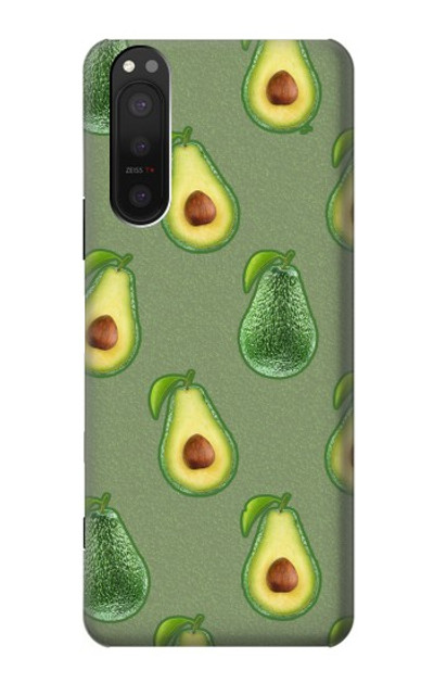 S3285 Avocado Fruit Pattern Case Cover Custodia per Sony Xperia 5 II