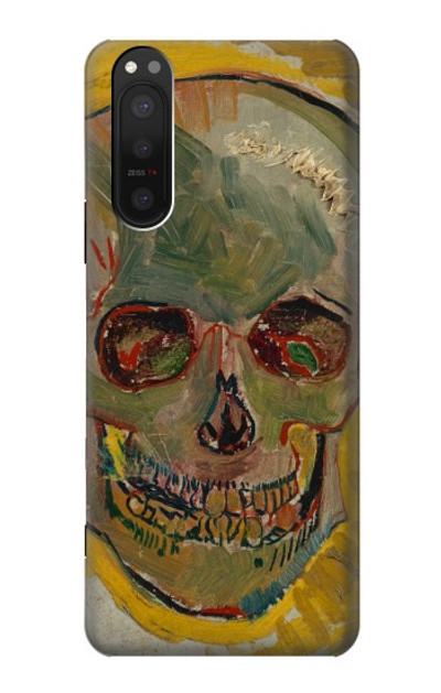 S3359 Vincent Van Gogh Skull Case Cover Custodia per Sony Xperia 5 II