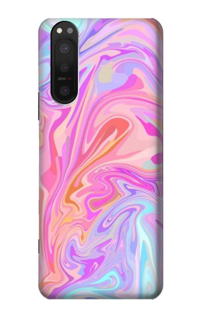 S3444 Digital Art Colorful Liquid Case Cover Custodia per Sony Xperia 5 II