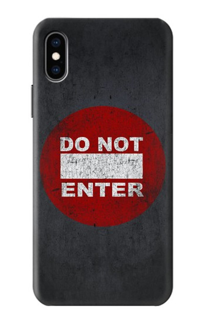 S3683 Do Not Enter Case Cover Custodia per iPhone X, iPhone XS