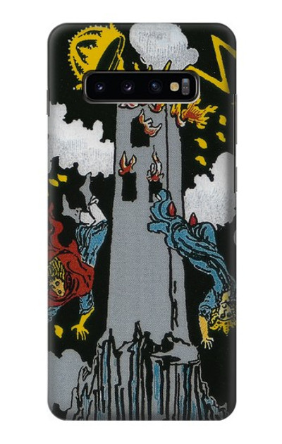 S3745 Tarot Card The Tower Case Cover Custodia per Samsung Galaxy S10 Plus