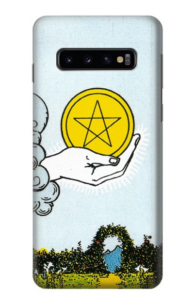 S3722 Tarot Card Ace of Pentacles Coins Case Cover Custodia per Samsung Galaxy S10