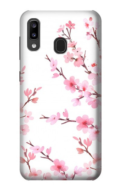 S3707 Pink Cherry Blossom Spring Flower Case Cover Custodia per Samsung Galaxy A20, Galaxy A30