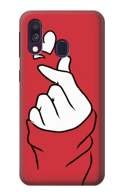 S3701 Mini Heart Love Sign Case Cover Custodia per Samsung Galaxy A40
