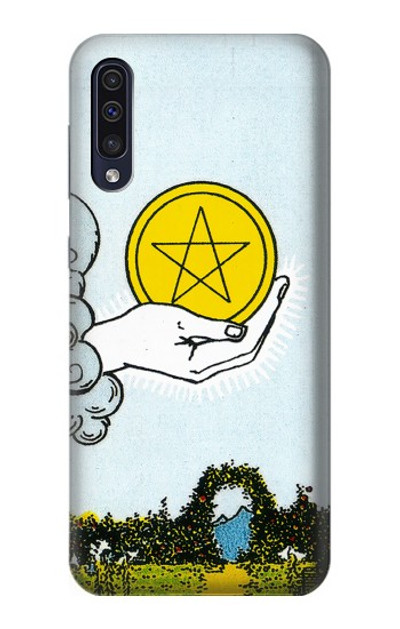 S3722 Tarot Card Ace of Pentacles Coins Case Cover Custodia per Samsung Galaxy A50