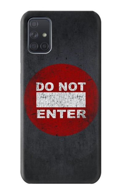 S3683 Do Not Enter Case Cover Custodia per Samsung Galaxy A71 5G