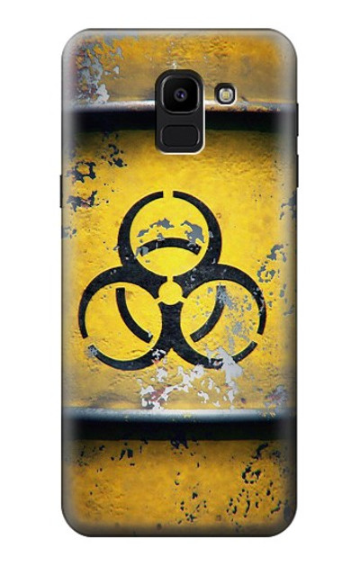 S3669 Biological Hazard Tank Graphic Case Cover Custodia per Samsung Galaxy J6 (2018)