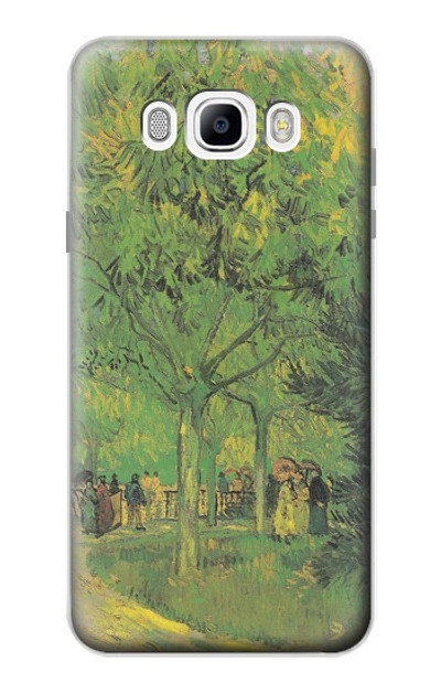 S3748 Van Gogh A Lane in a Public Garden Case Cover Custodia per Samsung Galaxy J7 (2016)