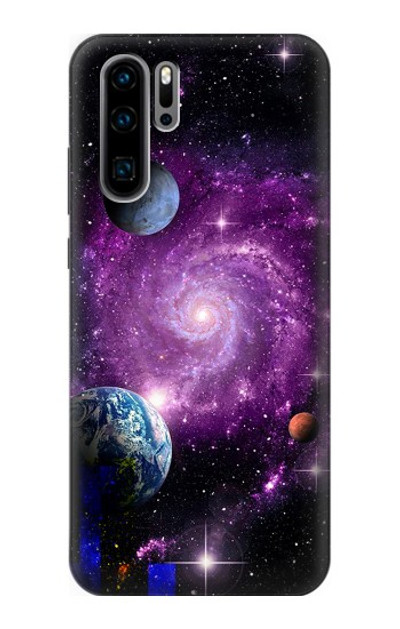 S3689 Galaxy Outer Space Planet Case Cover Custodia per Huawei P30 Pro