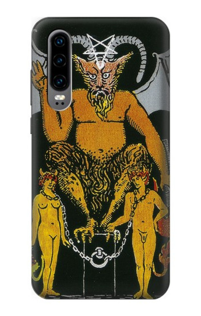 S3740 Tarot Card The Devil Case Cover Custodia per Huawei P30