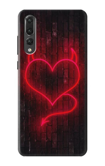 S3682 Devil Heart Case Cover Custodia per Huawei P20 Pro