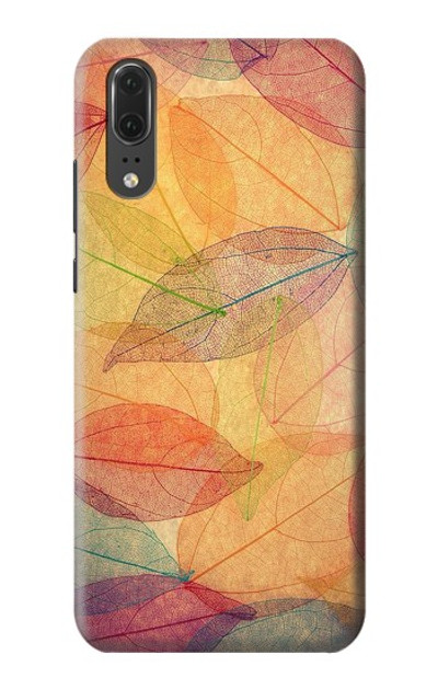 S3686 Fall Season Leaf Autumn Case Cover Custodia per Huawei P20